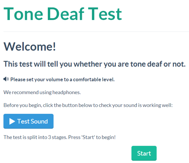 online test tone